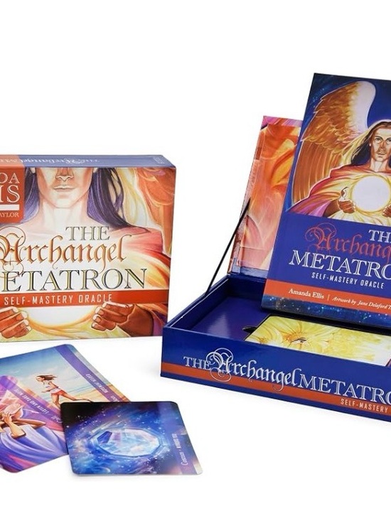 Accessories - The Archangel Metatron Self-Mastery Oracle Cards - Blue/Orange
